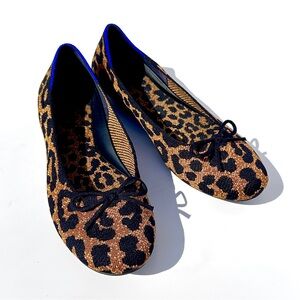 Rothy’s Classic Leopard Women's The Ballet Flat 9.5 NWOB